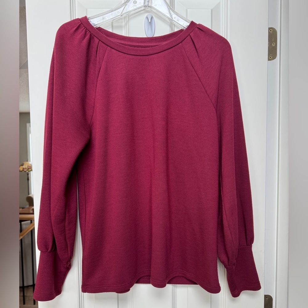 Loft Women's Burgundy Top
